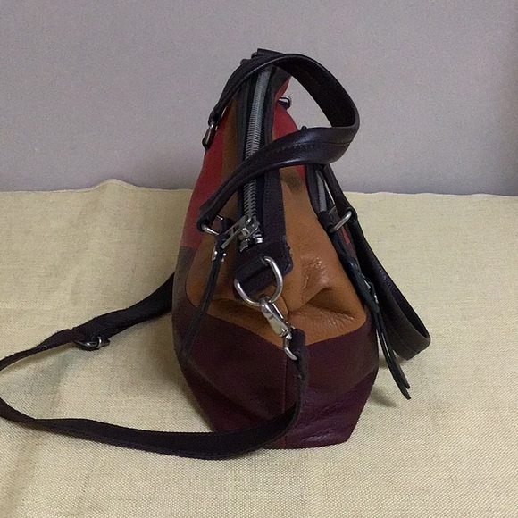 Women’s Fossil Multicolor Leather Handbag - Picture 5 of 12